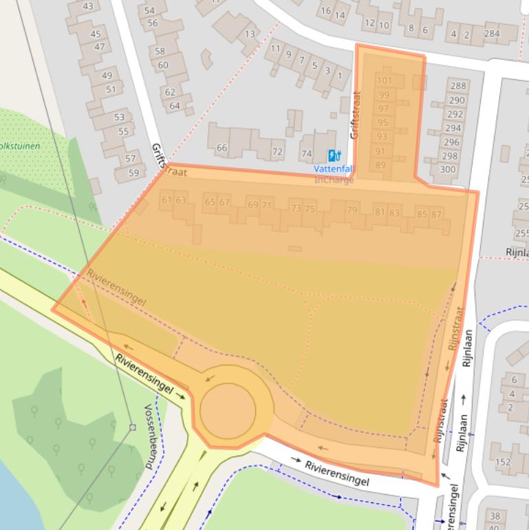 Kaart van postcodegebied 5704GR.