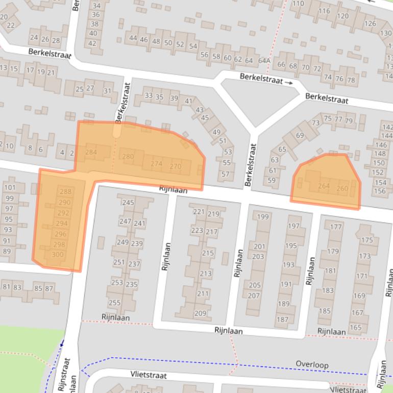 Kaart van postcodegebied 5704HL.