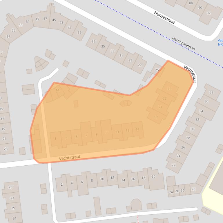 Kaart van postcodegebied 5704HT.
