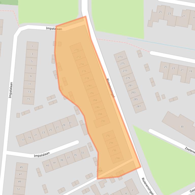 Kaart van postcodegebied 5704KH.