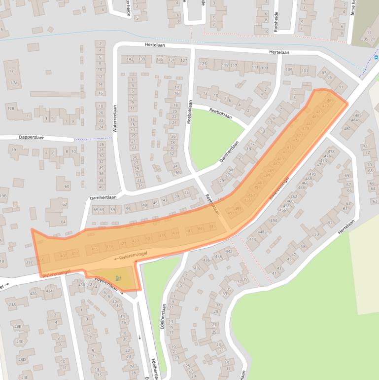 Kaart van postcodegebied 5704KR.