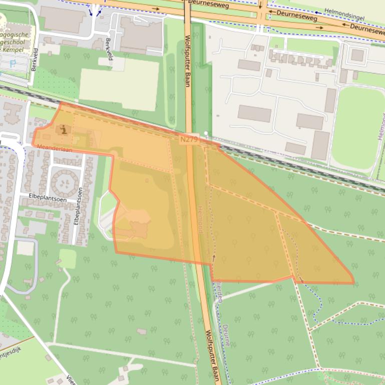 Kaart van postcodegebied 5704KW.