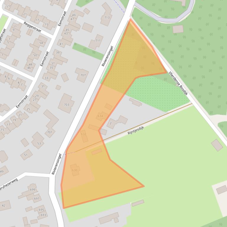 Kaart van postcodegebied 5704NW.