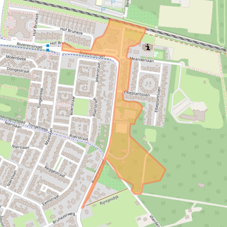 Kaart van postcodegebied 5704NZ.