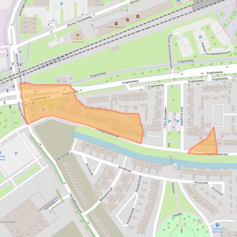 Kaart van postcodegebied 5705AN.