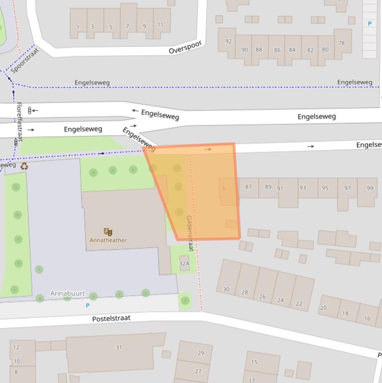 Kaart van postcodegebied 5705AV.