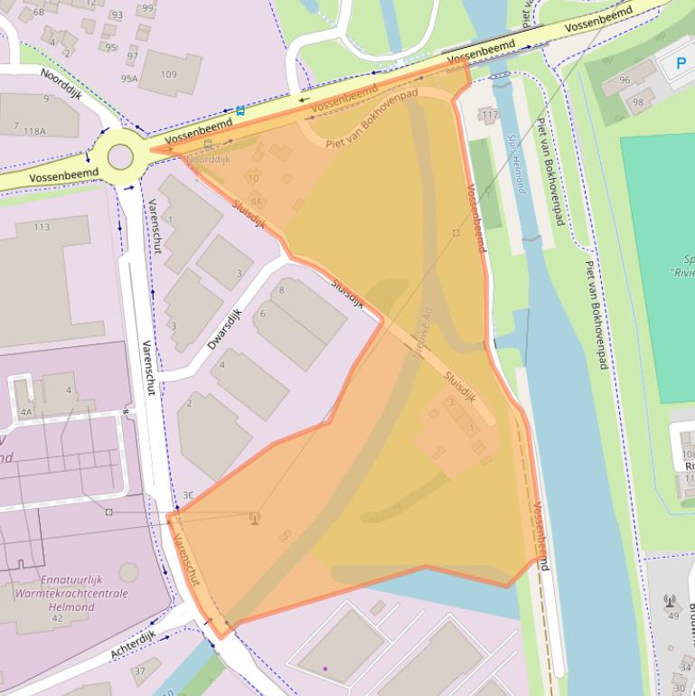 Kaart van postcodegebied 5705CR.