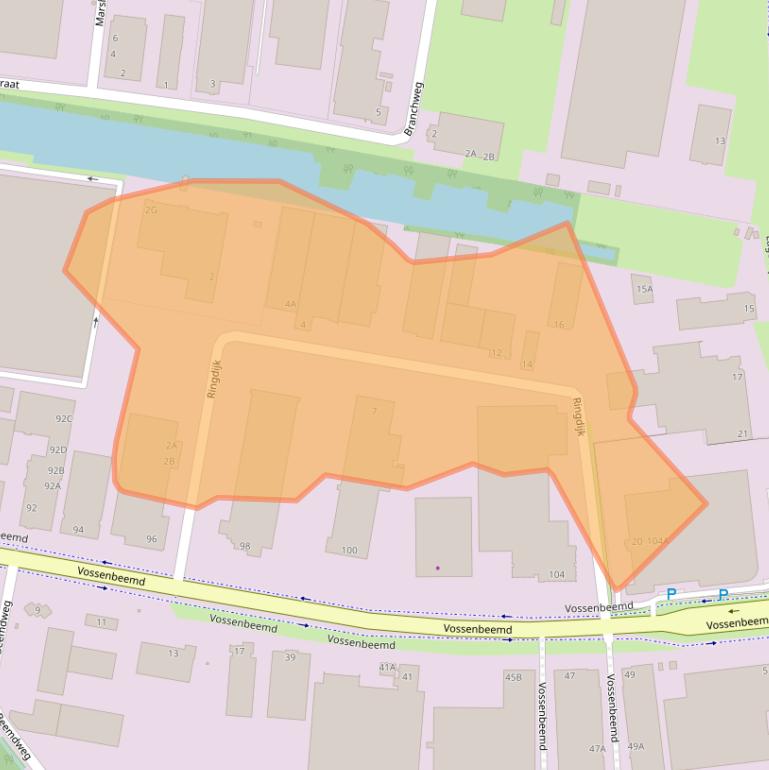 Kaart van postcodegebied 5705CT.