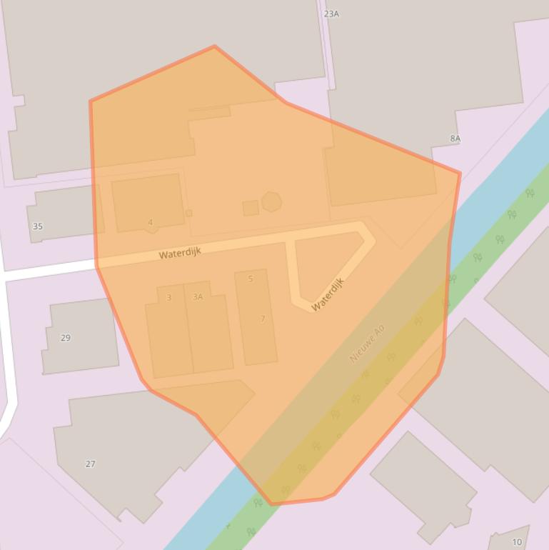 Kaart van postcodegebied 5705CW.