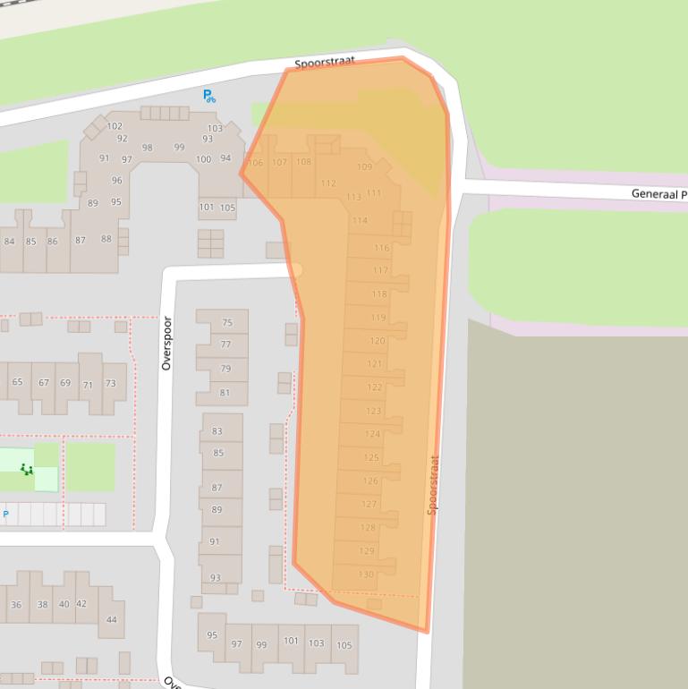 Kaart van postcodegebied 5705JK.