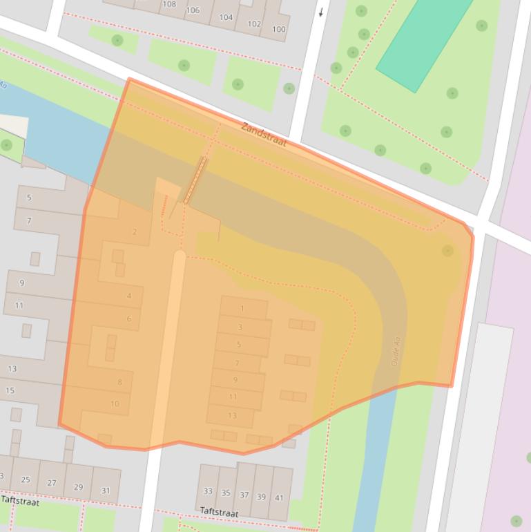 Kaart van postcodegebied 5705KA.