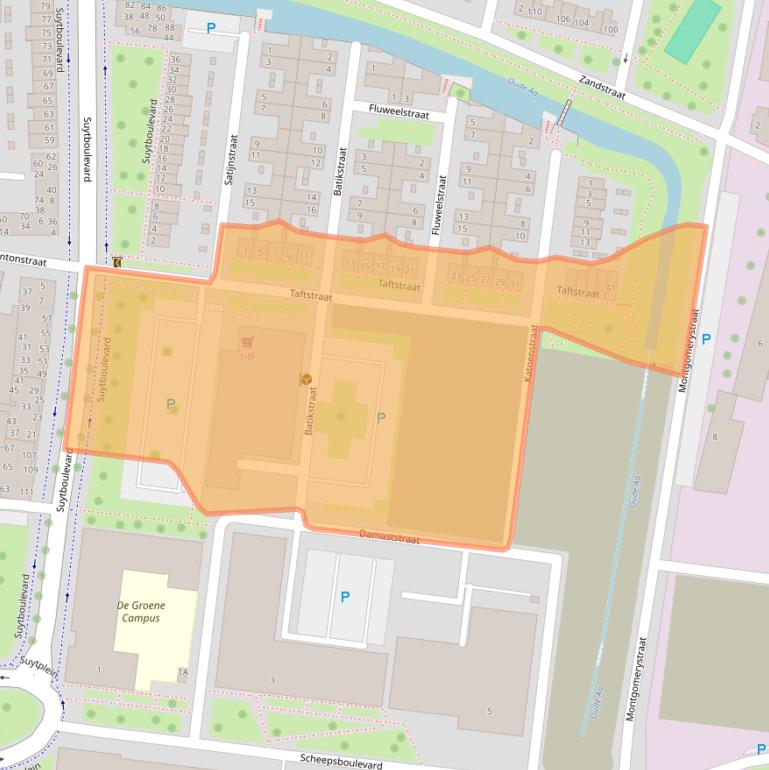 Kaart van postcodegebied 5705KE.