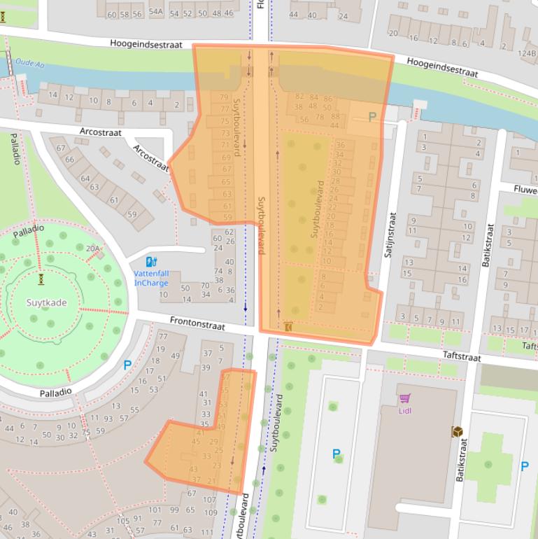 Kaart van postcodegebied 5705KG.