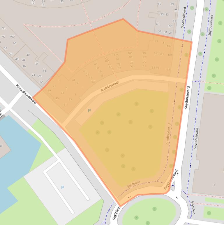 Kaart van postcodegebied 5705KJ.