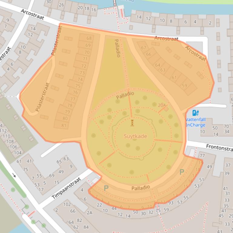 Kaart van postcodegebied 5705KK.