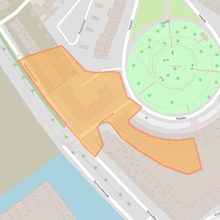 Kaart van postcodegebied 5705KM.