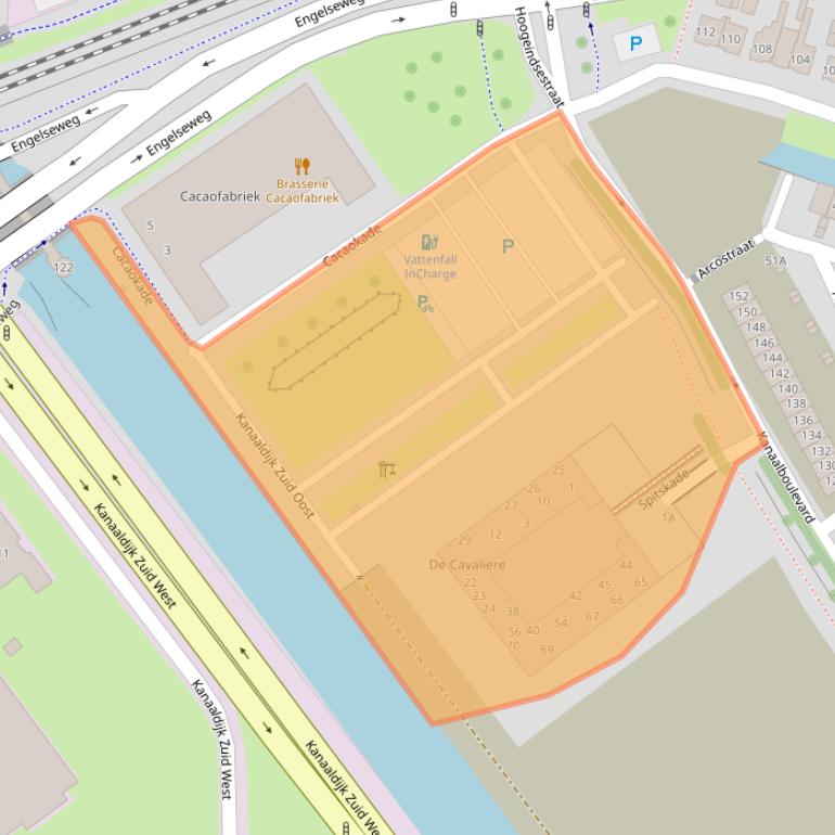 Kaart van postcodegebied 5705KS.