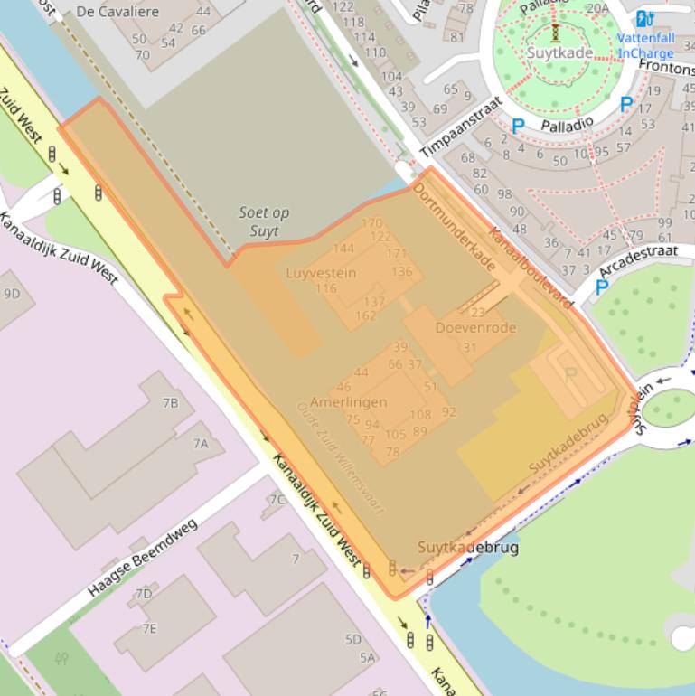 Kaart van postcodegebied 5705KV.