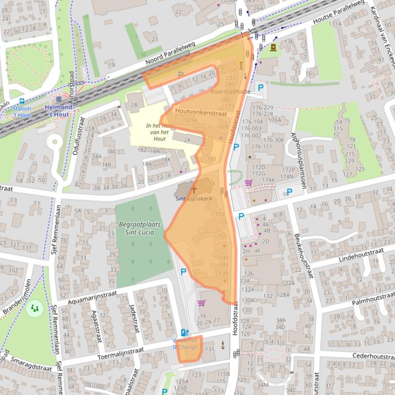 Kaart van postcodegebied 5706AL.
