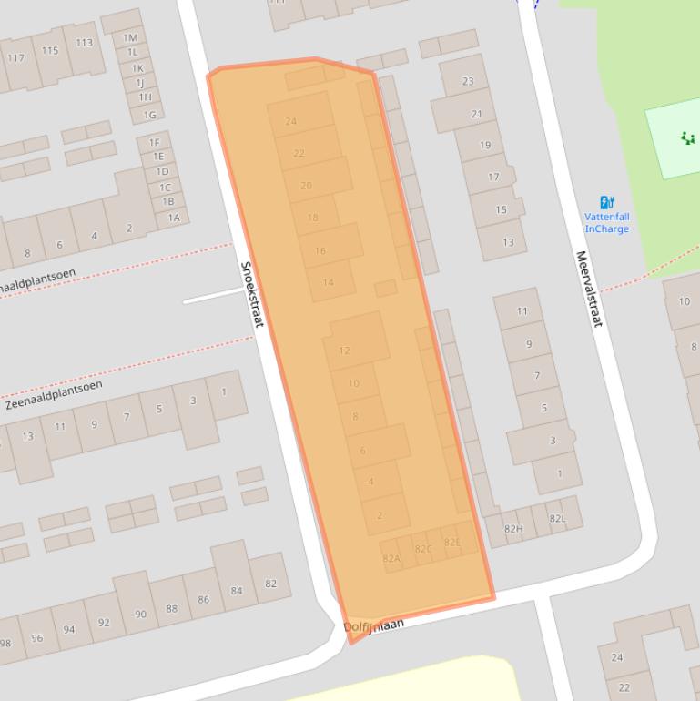 Kaart van postcodegebied 5706BZ.