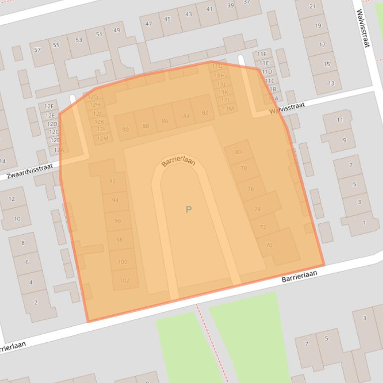 Kaart van postcodegebied 5706CK.