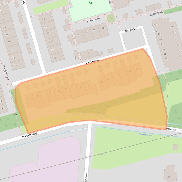 Kaart van postcodegebied 5706ES.