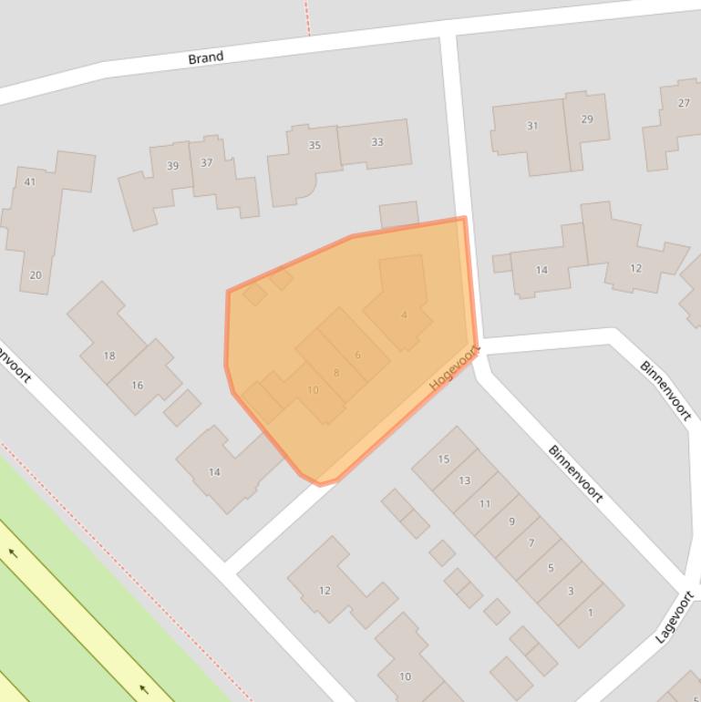 Kaart van postcodegebied 5706GC.
