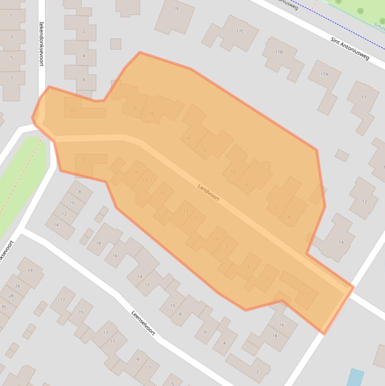 Kaart van postcodegebied 5706HE.