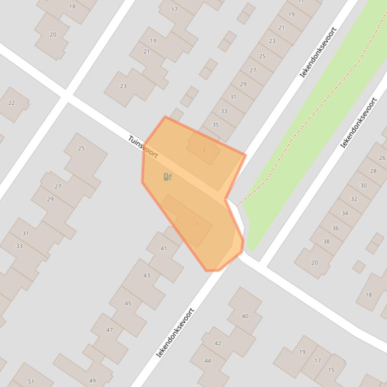 Kaart van postcodegebied 5706HJ.