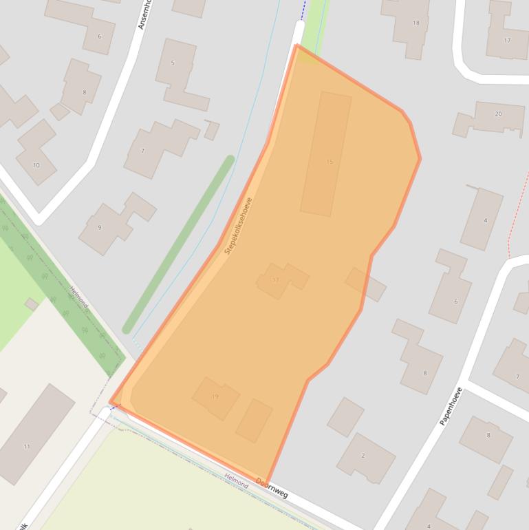 Kaart van postcodegebied 5706LB.