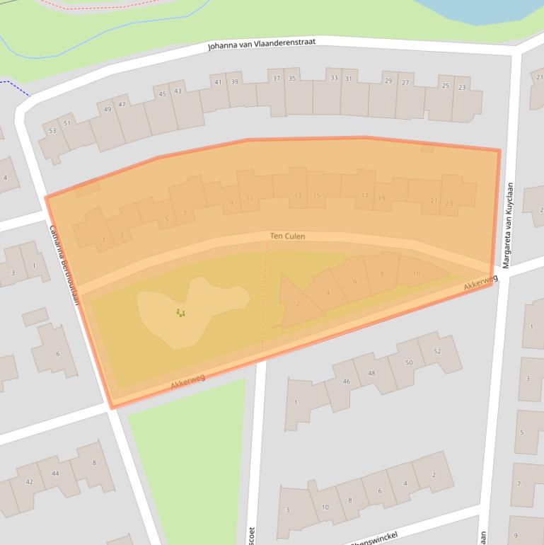 Kaart van postcodegebied 5706MC.