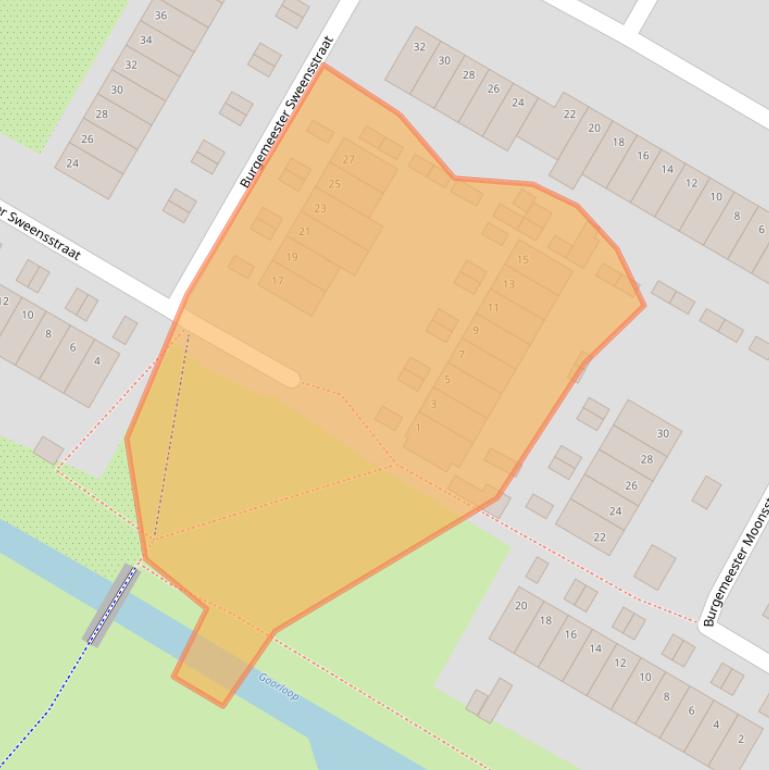 Kaart van postcodegebied 5706SX.