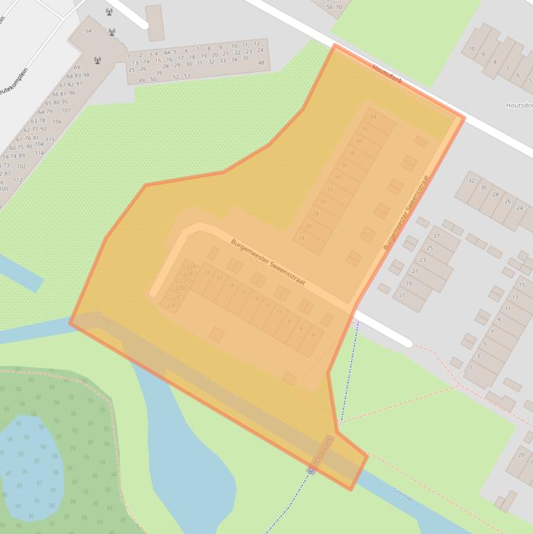 Kaart van postcodegebied 5706SZ.