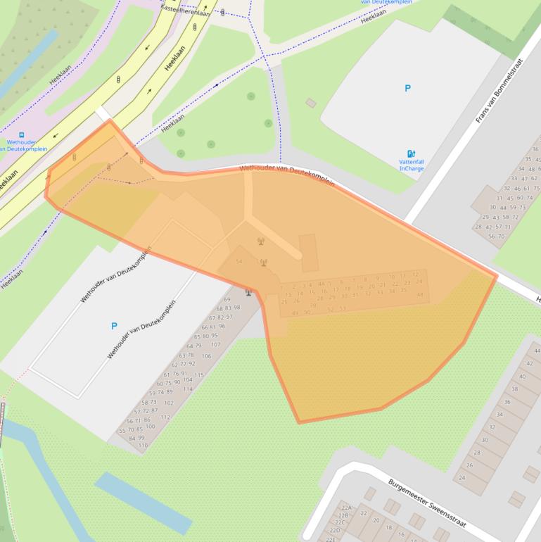 Kaart van postcodegebied 5706TH.