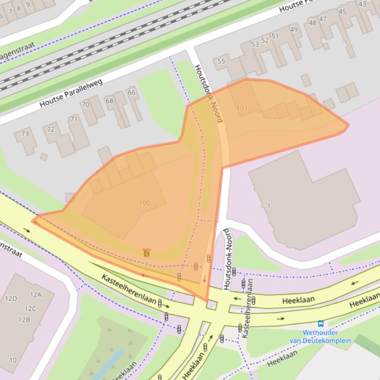 Kaart van postcodegebied 5706TL.