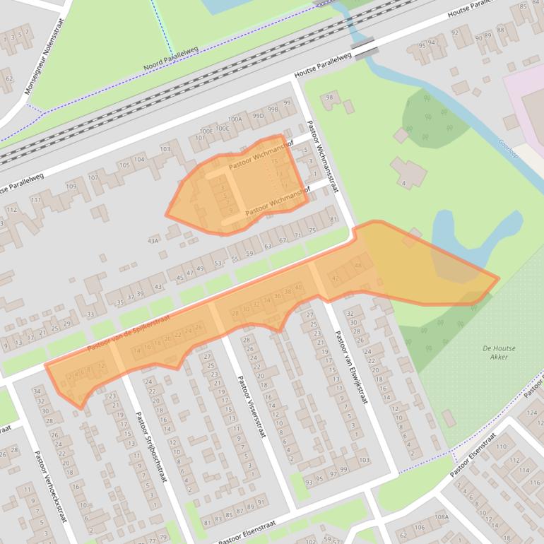 Kaart van postcodegebied 5706TR.
