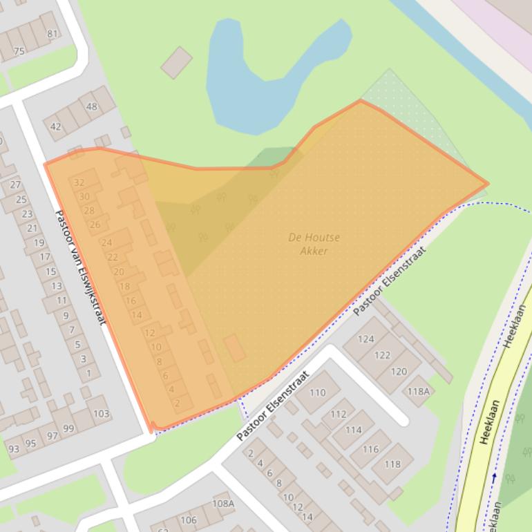 Kaart van postcodegebied 5706VL.