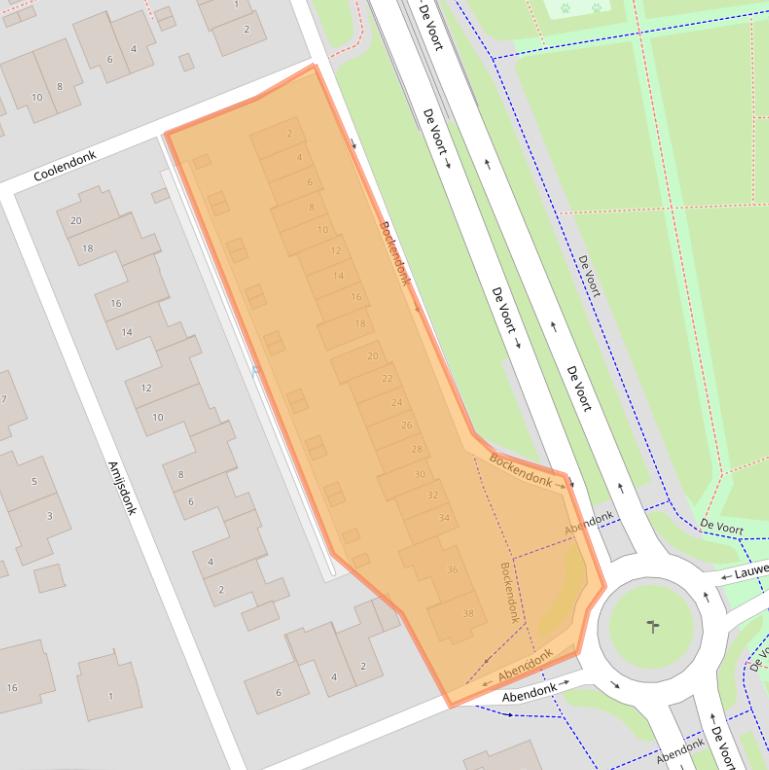 Kaart van postcodegebied 5706WL.