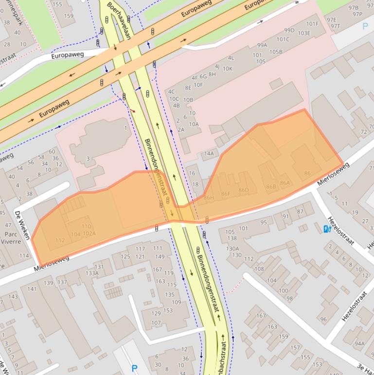 Kaart van postcodegebied 5707AP.