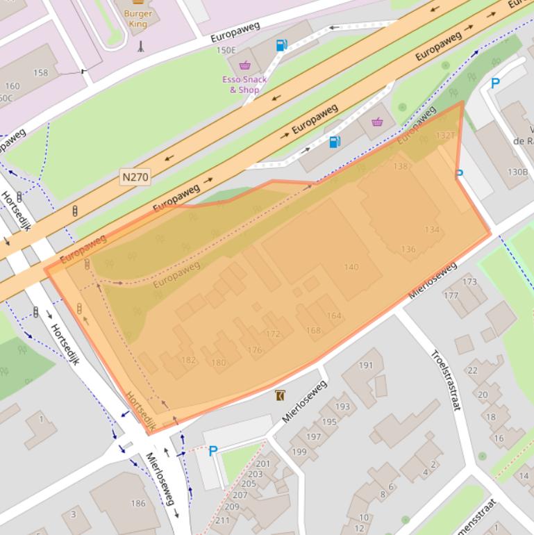 Kaart van postcodegebied 5707AS.