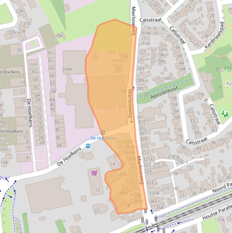 Kaart van postcodegebied 5707AV.
