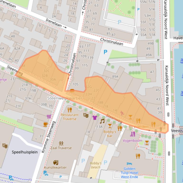 Kaart van postcodegebied 5707CG.