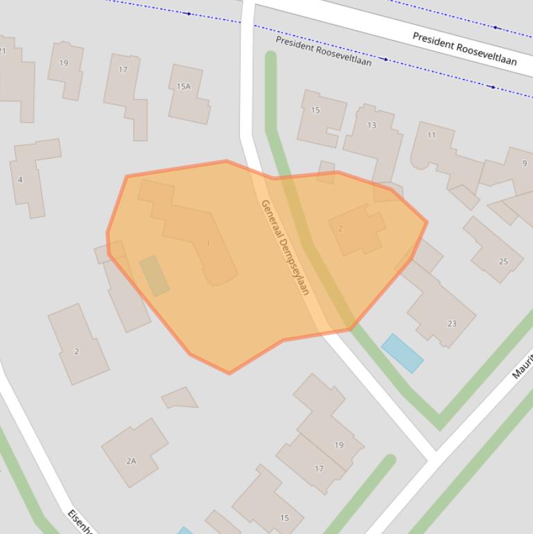 Kaart van postcodegebied 5707CP.