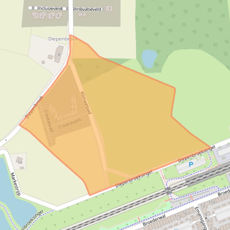 Kaart van postcodegebied 5707DN.