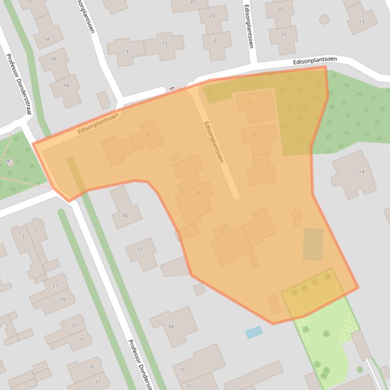 Kaart van postcodegebied 5707ER.