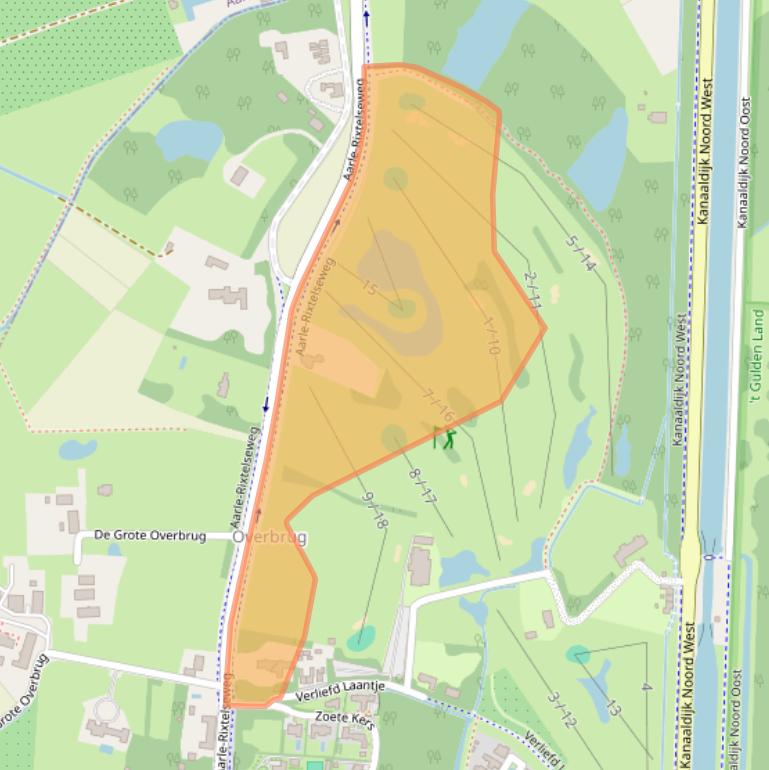 Kaart van postcodegebied 5707GN.