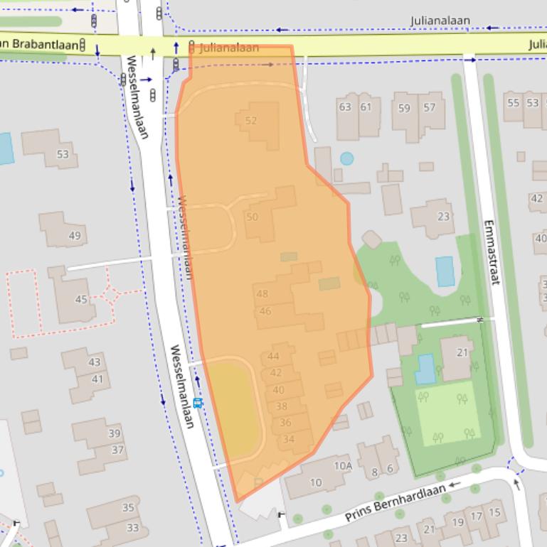 Kaart van postcodegebied 5707HD.
