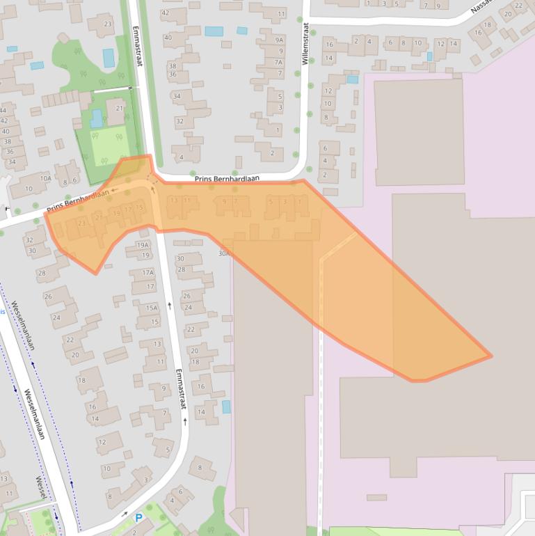 Kaart van postcodegebied 5707HH.