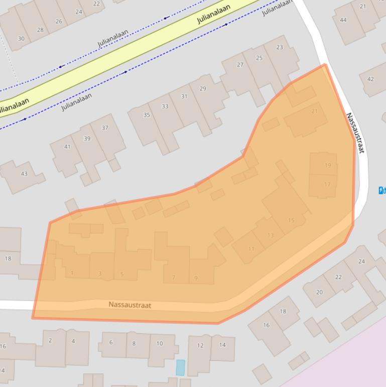 Kaart van postcodegebied 5707HL.