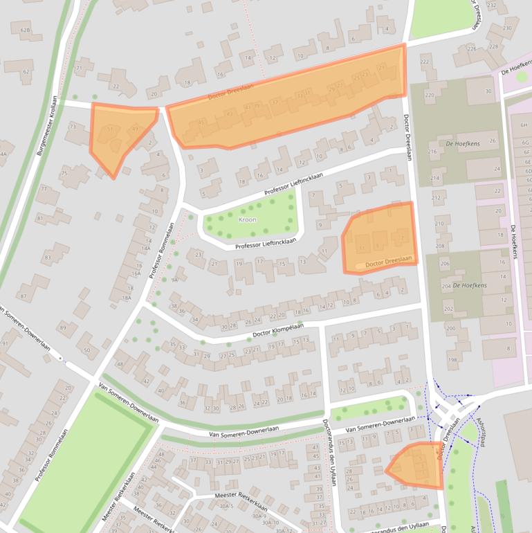 Kaart van postcodegebied 5707KA.